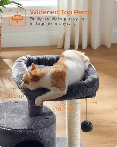 Smoky gray kitten condo with sisal rope — photo 4