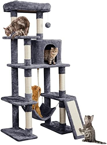 Sturdy large cat tower with hammock