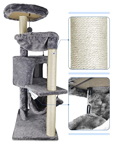 Cat Tree with Cat Condo and Big Hammock — photo 5