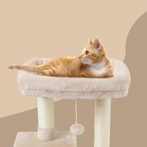 Cute Cat Tree Kitten Cat Tower Condo Cat Furniture Sisal Scratching — photo 3