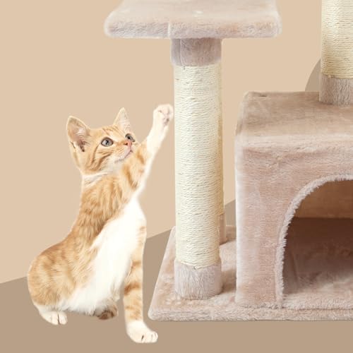 Cute Cat Tree Kitten Cat Tower Condo Cat Furniture Sisal Scratching — photo 4
