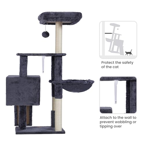 Cat Tree with Cat Self Groomer Brush — photo 5