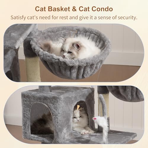 43.3 inch Cat Tower for Indoor Cats HCT004SW — photo 3