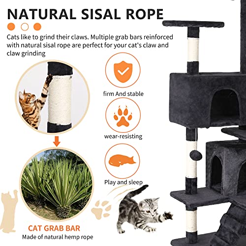 54" Cat Tree Tower — photo 4