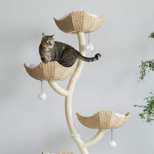 Tall luxury modern cat tree condo — photo 5