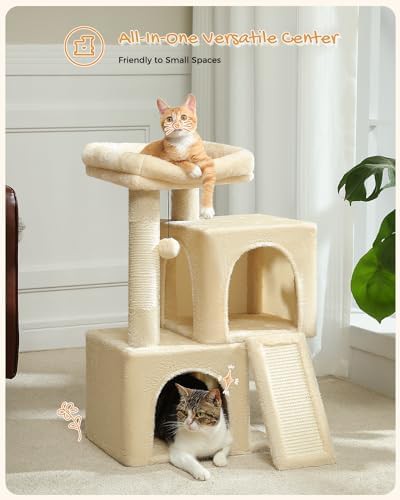 Small cat tower with two private condos — photo 4