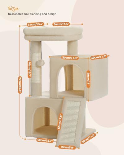 Small cat tower with two private condos — photo 5