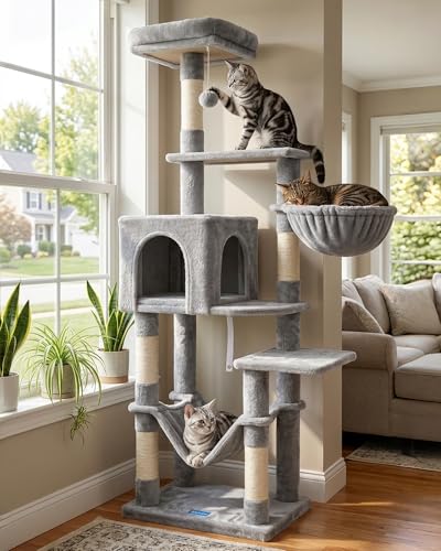 Multi-Level Sisal Covered Scratching Posts