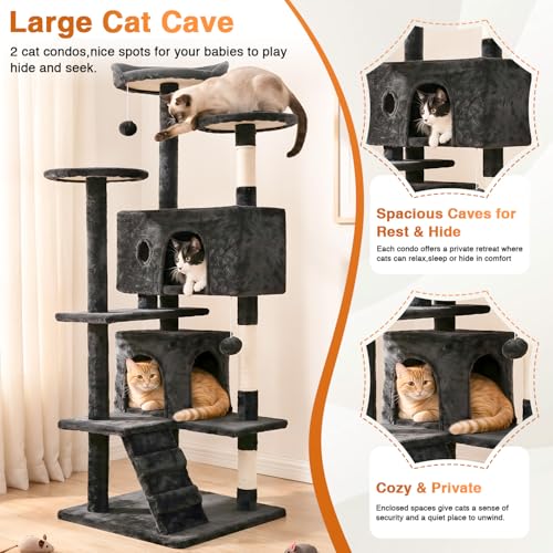 54" Cat Tree Tower — photo 5