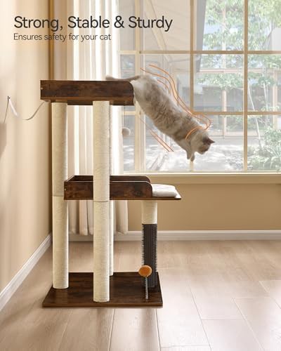 Modern cat tree with large platforms — photo 4
