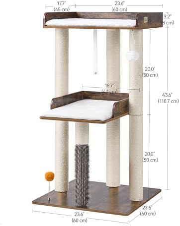 Modern cat tree with large platforms — photo 5