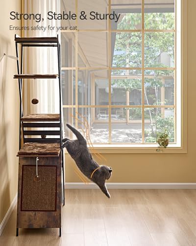 Tall multi level climbing tree with condo — photo 4