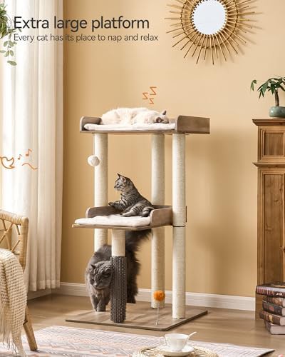 Modern cat tower with private condo — photo 3