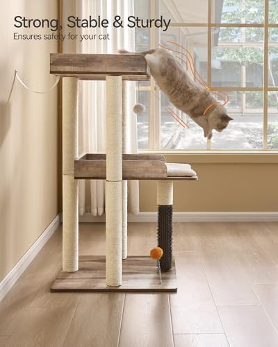 Modern cat tower with private condo — photo 4