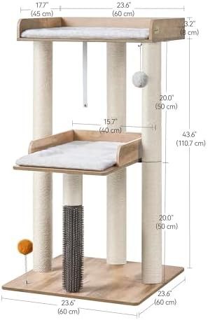 Modern cat tower with private condo — photo 5
