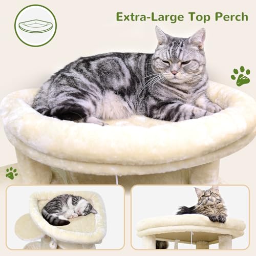66inch Corner Cat Tree Tower for Indoor Large Cats — photo 3