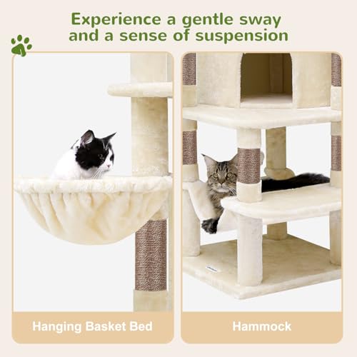 66inch Corner Cat Tree Tower for Indoor Large Cats — photo 5