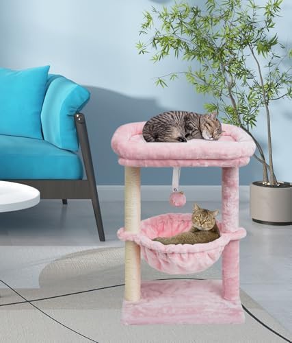Small pink activity tower for kittens — photo 3