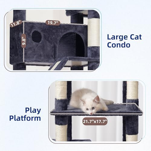 Tall tower for multiple large cats — photo 4