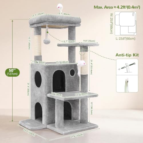 Cat Tree Tower for Indoor Cats Large Adult — photo 5