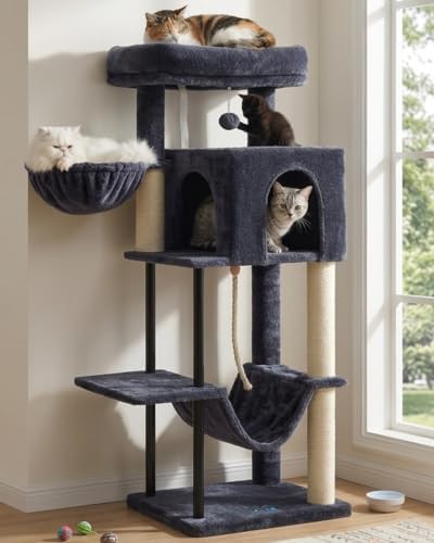 Smoky gray tower with steel tube frame