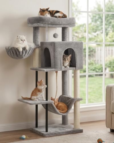 43.3'' Cat Tower with Hammock for Kittens GCT004SW
