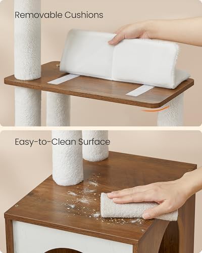 Extra tall scratching tower with integrated hammock — photo 4