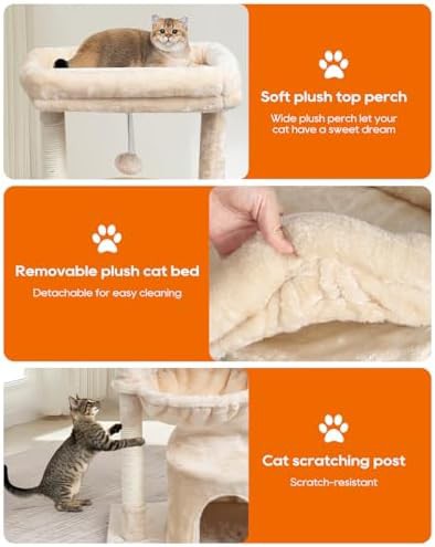 Small cat condo with scratching post — photo 4