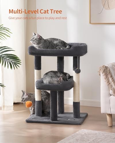 Small dark gray cat condo tower — photo 4