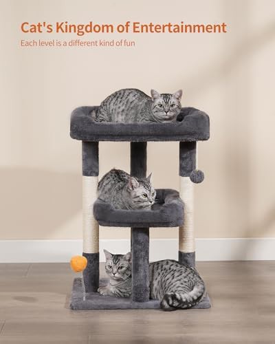 Small dark gray cat condo tower — photo 5