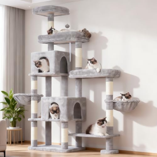 Cat Tree Tower with Stable Extended Base
