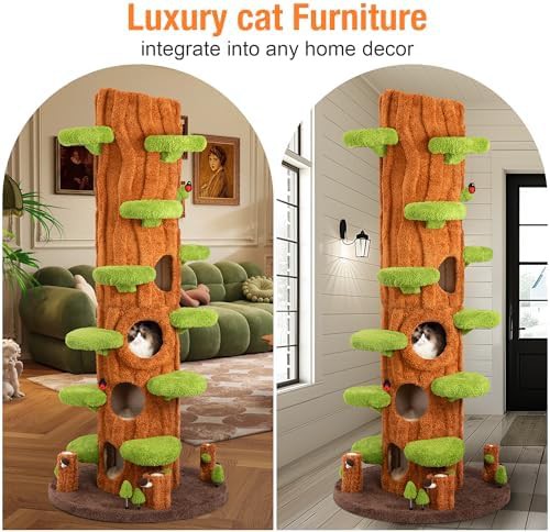 Extra large solid wood multi level cat condo — photo 3