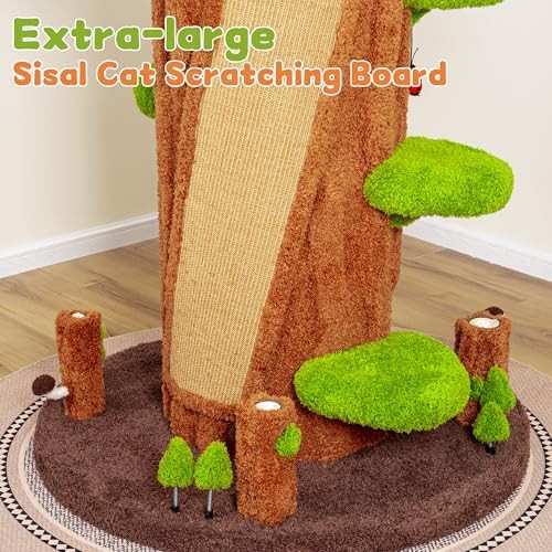 Tall multi level cat playhouse with condo — photo 4