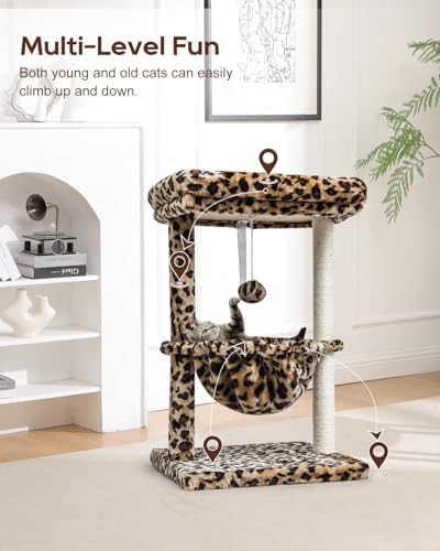 Cheetah leopard print kitten tower — photo 4