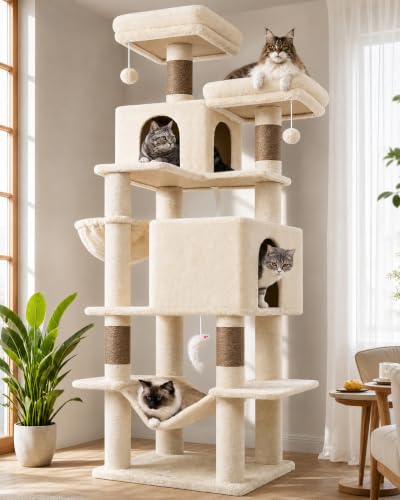 Extra Tall Cat Tree Tower for Indoor Cats