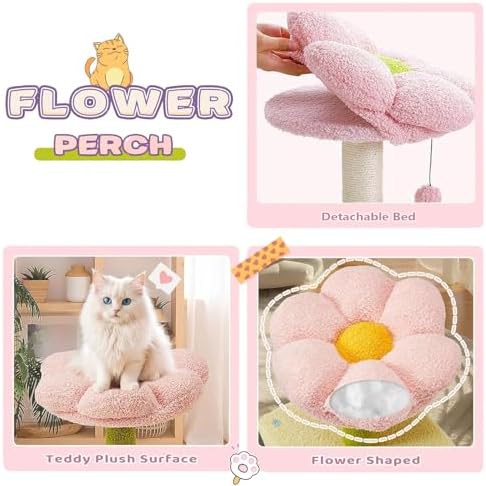 Tall pink flower tower with hammock — photo 5