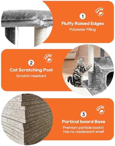Modern solid wood tower for adult cats — photo 5
