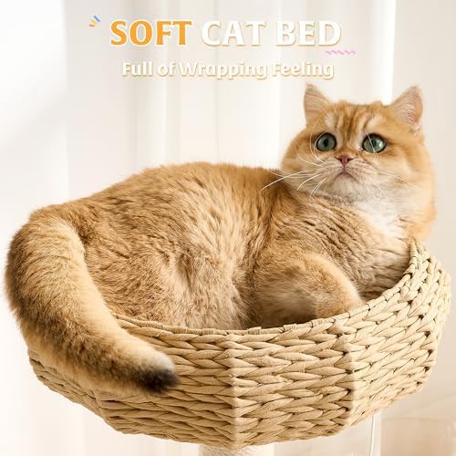 Solid wood 36.6 inch modern cat tree — photo 5
