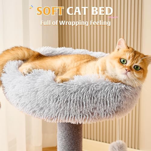 Solid wood 52 inch cat tree tower — photo 3