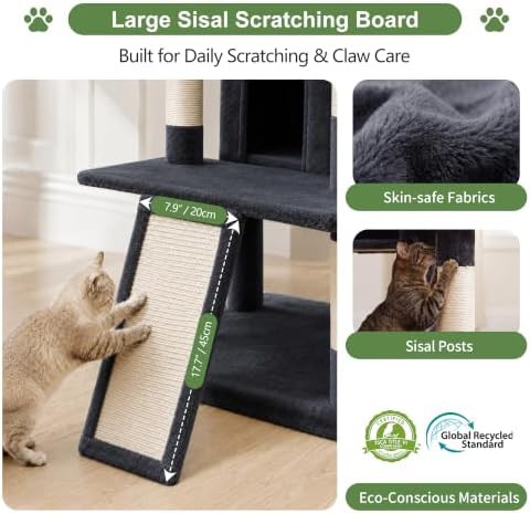 Plush multi level tower for large cats — photo 4