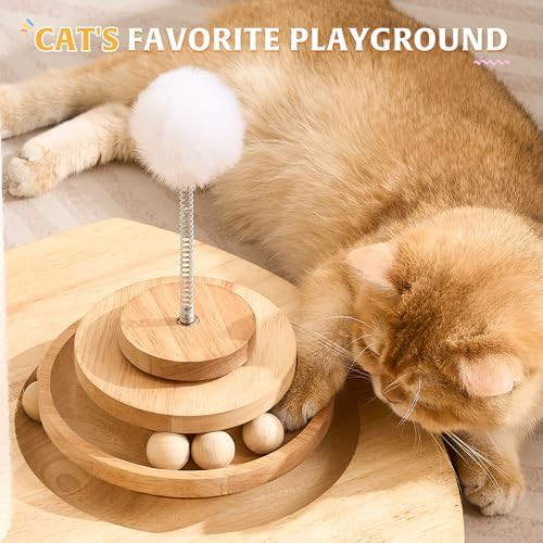 Compact 27 inch solid wood cat tree — photo 5