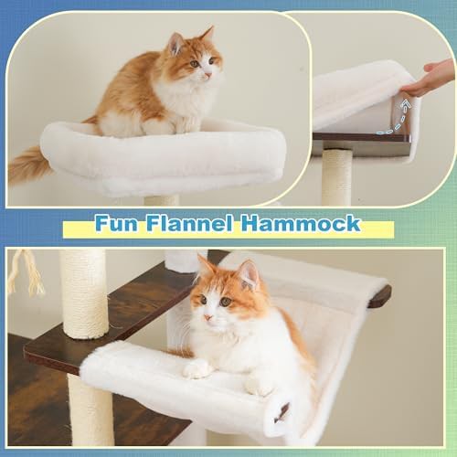Large cat wooden furniture tower — photo 5