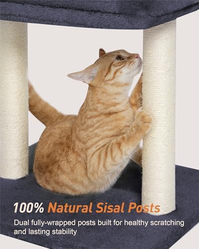 Small plush perch with heavy duty post — photo 3