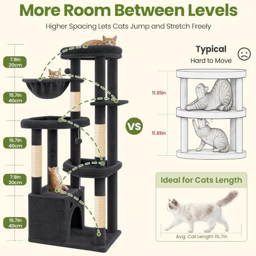 Heavy duty tall climbing tower for large cats — photo 4