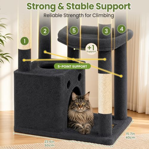 Heavy duty tall climbing tower for large cats — photo 5