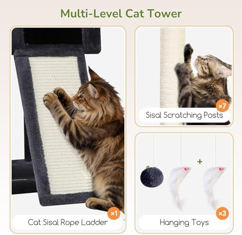 Tall climbing tower for Maine Coons — photo 5