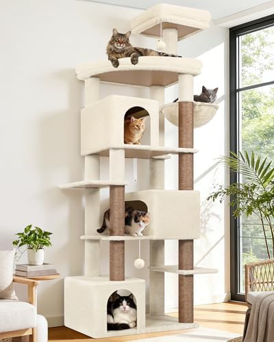 Sturdy adult cat tower with sisal
