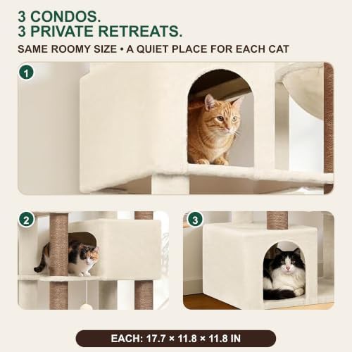 Sturdy adult cat tower with sisal — photo 4