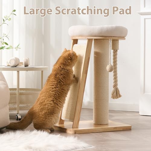Solid wood 28 inch corner cat tree — photo 3