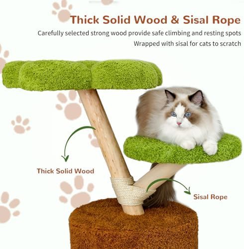 Tall multi level plush cat tower — photo 4